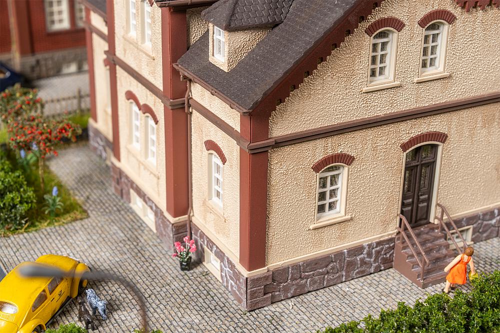 Casa di sviluppo di Bergmannsplatz 1 Scala H0 DS Modellismo Casa di sviluppo di Bergmannsplatz scala H0