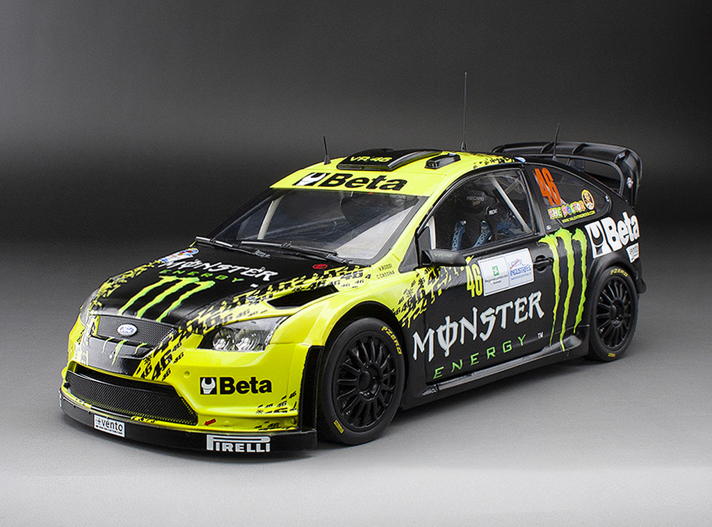 Ford Focus RS WRC'08 -#46 DS Modellismo Ford Focus RS WRC'08 -#46 scala 1:18