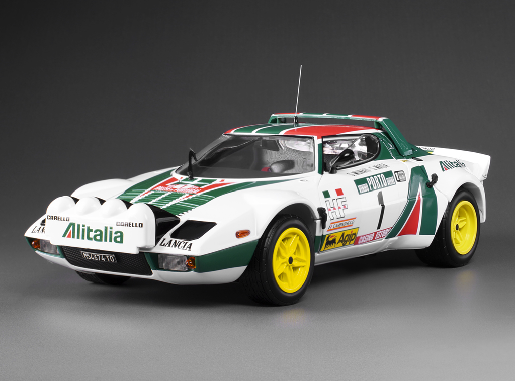 Lancia Stratos HF #1 Rally del Portogallo 1976 DS Modellismo Lancia Stratos HF #1 Rally scala 1:18