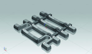 Traversina flessibile 31mm scala H0