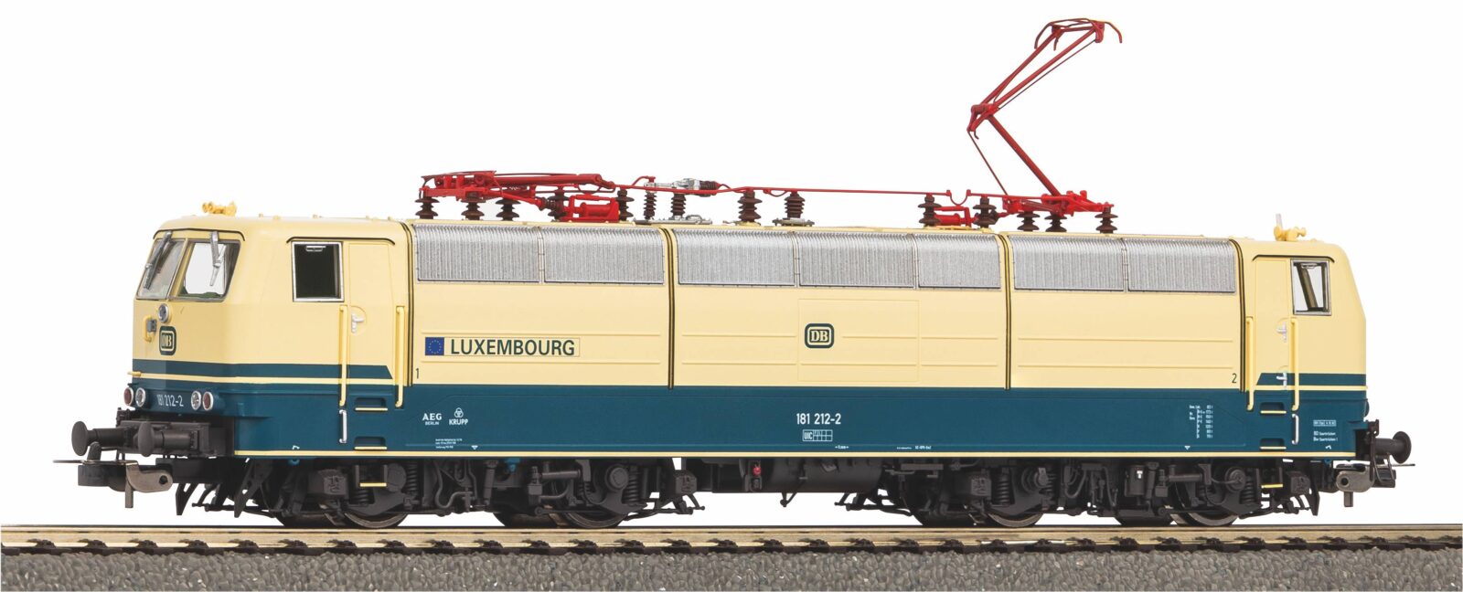 Locomotiva Elettrica BR 181.2 "Luxembourg" DB Epoca IV Scala H0 DS Modellismo Locomotiva Elettrica BR 181.2 scala H0