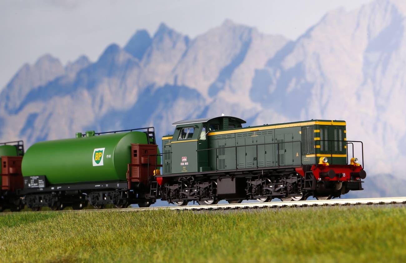 Locomotiva Diesel D.141.1019 Dep.Loc. Padova FS Epoca III/IV Scala H0 DS Modellismo Locomotiva Diesel D.141.1019 scala H0
