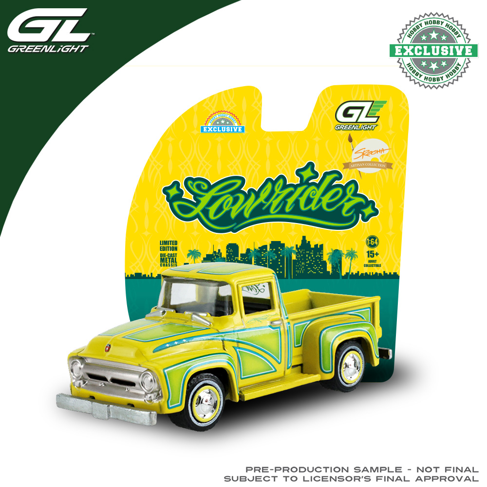 1954 Ford F-100 - Bright Yellow – Sergio Rocha Collaboration DS Modellismo 1954 Ford F-100 Bright Yellow – scala 1:64