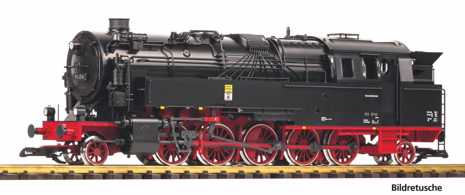 Locomotiva a Vapore / Sound BR 95 Kohle 2 Dom DR Epoca III (incl. Dispositivo Fumogeno) Scala G DS Modellismo Locomotiva a Vapore / Sound BR 95 scala G