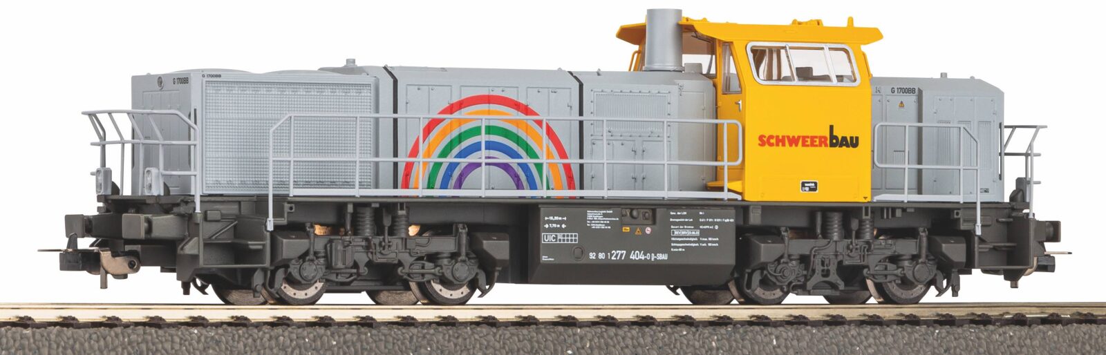 Locomotiva Diesel G 1700 Schweerbau Epoca VI Scala H0 DS Modellismo Locomotiva Diesel G 1700 Schweerbau scala H0
