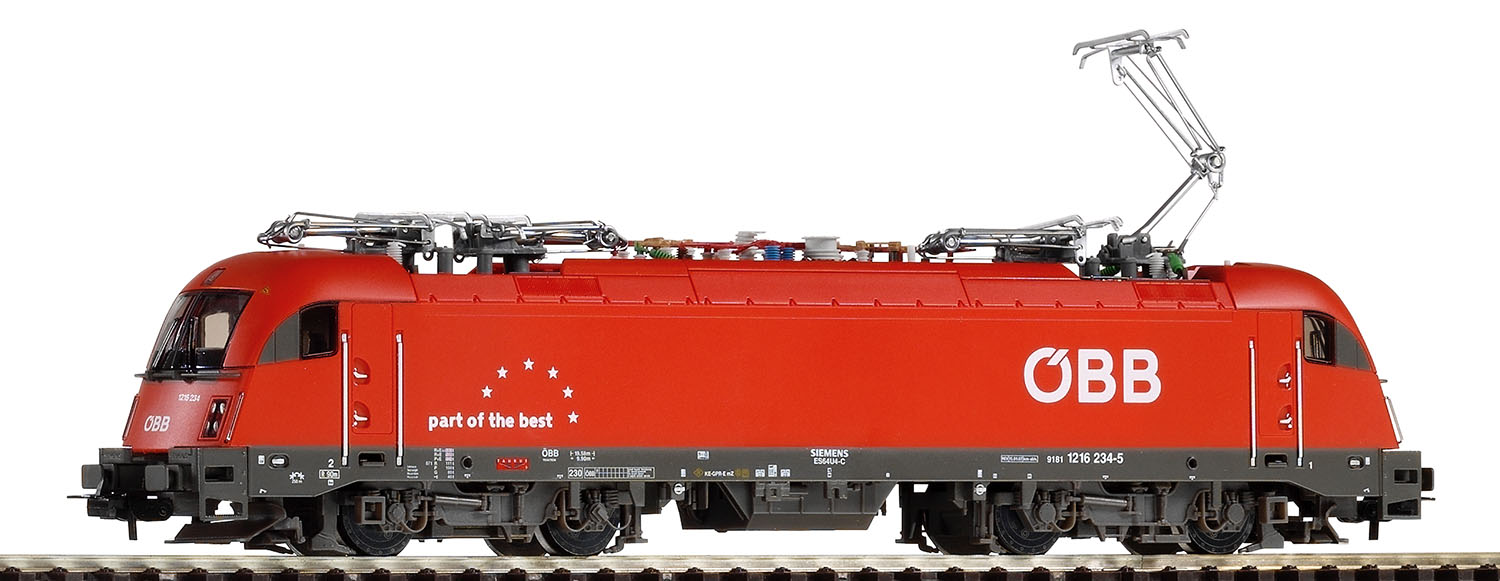 Locomotiva Elettrica RH 1216 234 ÖBB Epoca VI, Corrente alternata con decoder digitale Scala H0 DS Modellismo Locomotiva Elettrica RH 1216 234 scala H0
