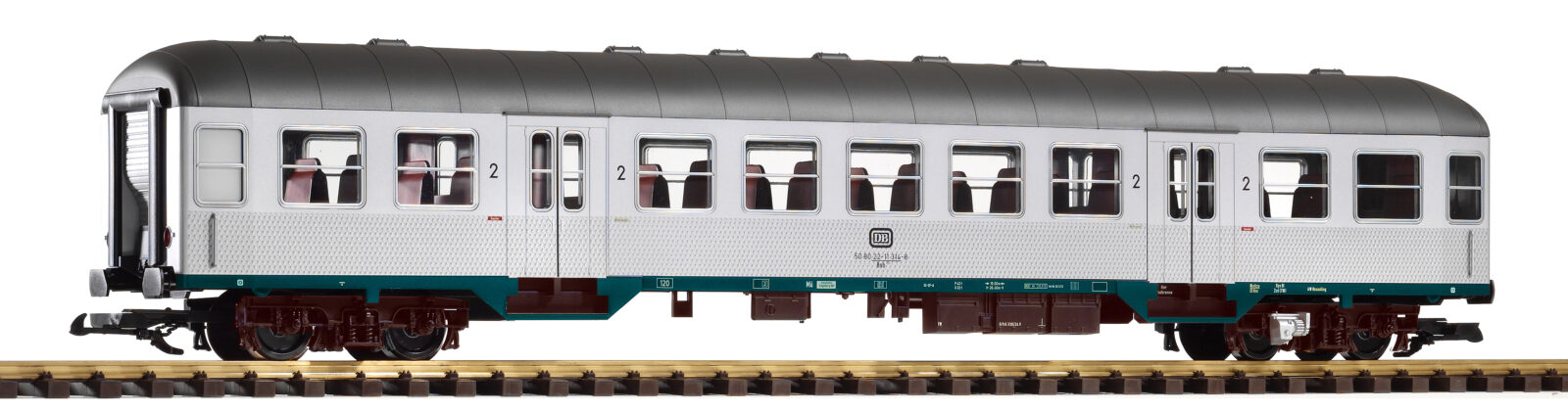 Carrozza passeggeri 2.Cl. delle DB Scala G DS Modellismo Carrozza passeggeri 2.Cl. delle DB scala G