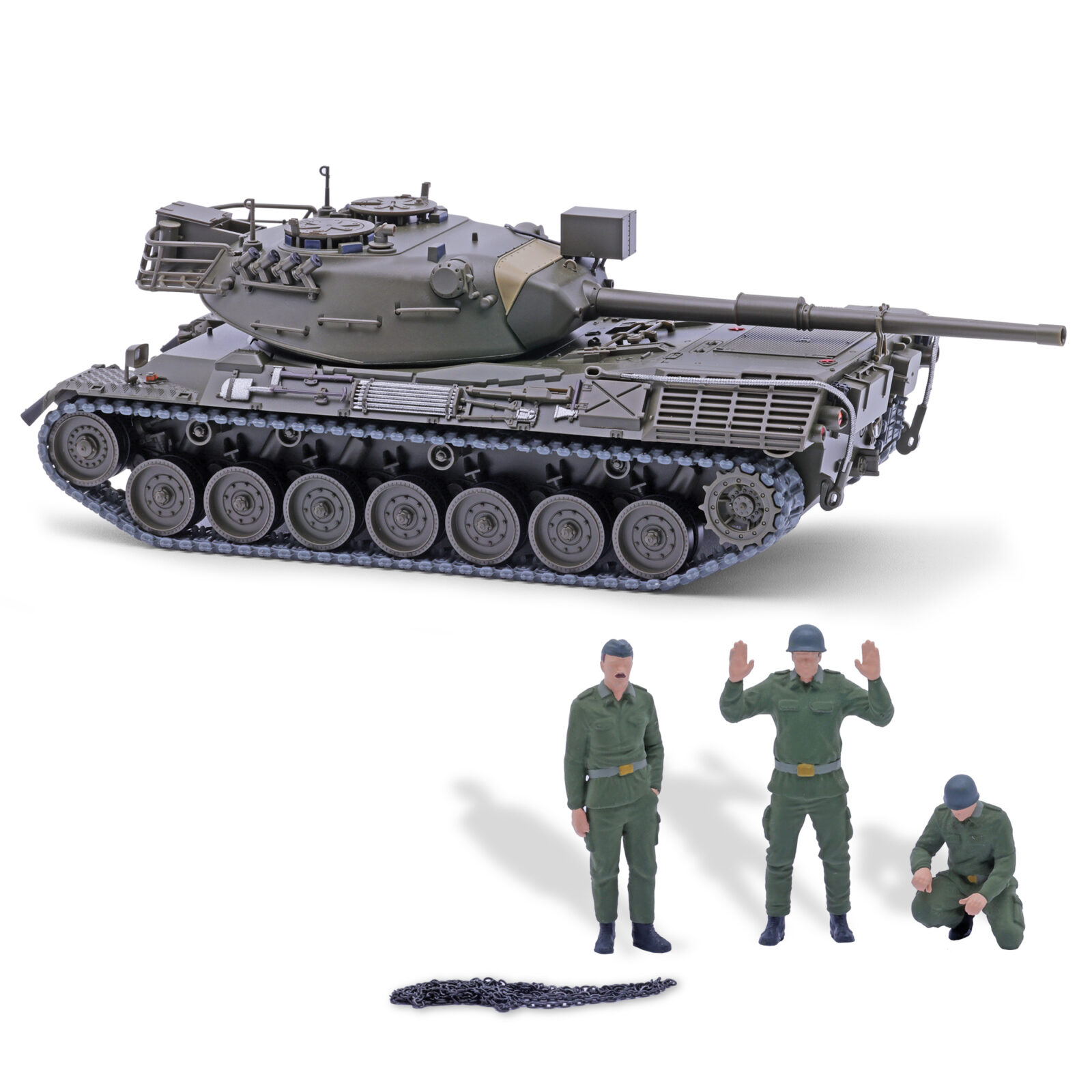 Carro Armato Leopard con 3 Soldati DS Modellismo Carro Armato Leopard 3 Soldati scala 1:43