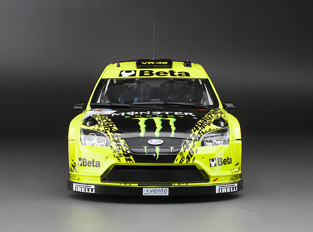 Ford Focus RS WRC'08 -#46 DS Modellismo Ford Focus RS WRC'08 -#46 scala 1:18