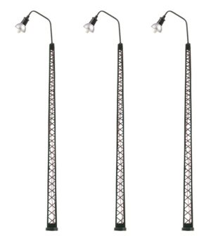3 Apparecchi a traliccio a LED scala H0