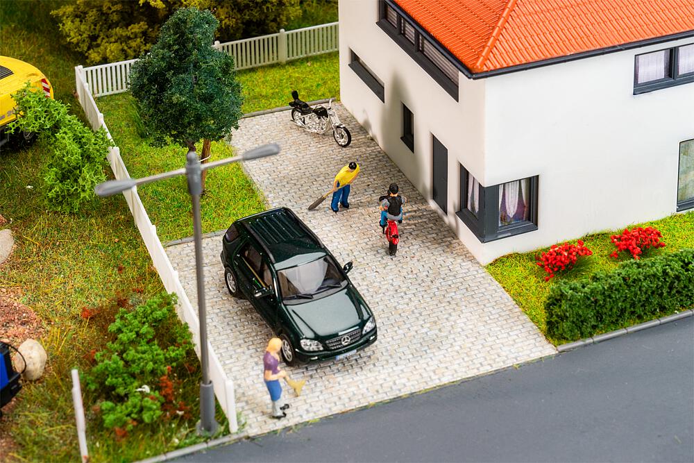Pellicola PREMIUM Ciottoli, grigio screziato Scala H0 DS Modellismo Pellicola PREMIUM Ciottoli, grigio scala H0