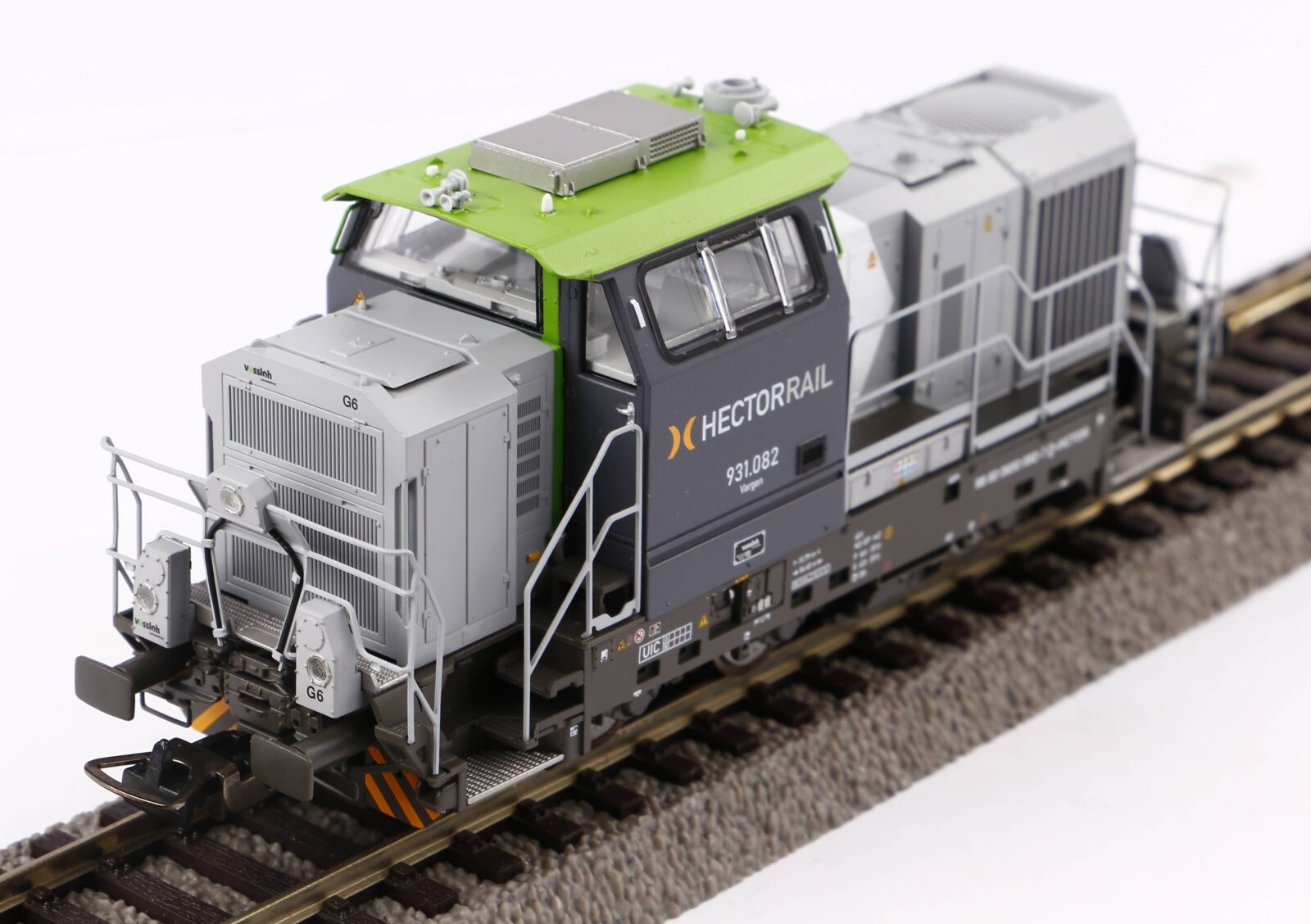 Locomotiva Diesel Vossloh G 6 HECTOR Rail Epoca VI (MTU), incl. decoder compatibile mfx Scala H0 DS Modellismo Locomotiva Diesel Vossloh G 6 scala H0