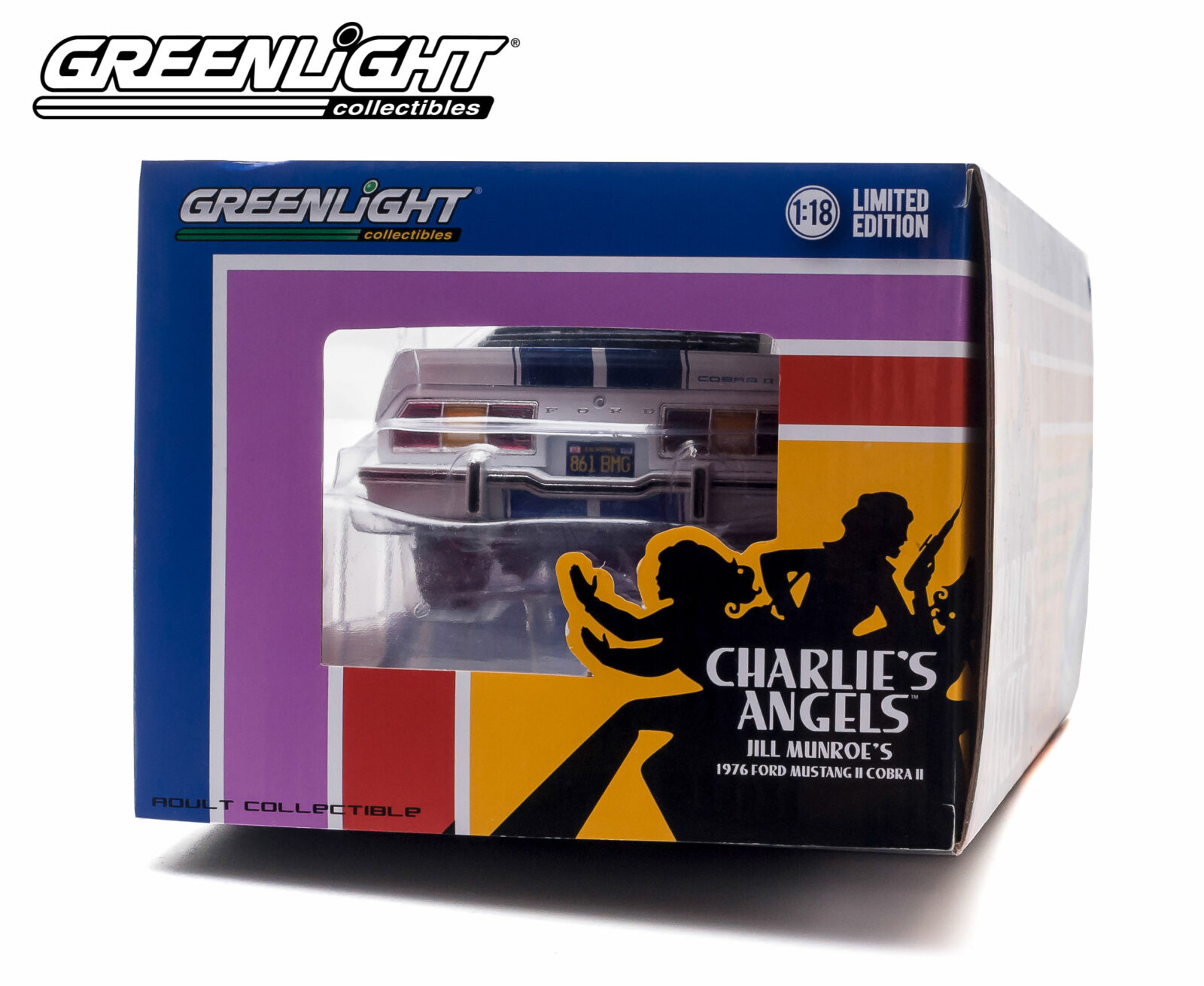 Charlie's Angels (1976-1981 TV Series) - 1976 Ford Mustang Cobra II DS Modellismo Charlie's Angels 1976 Ford scala 1:18