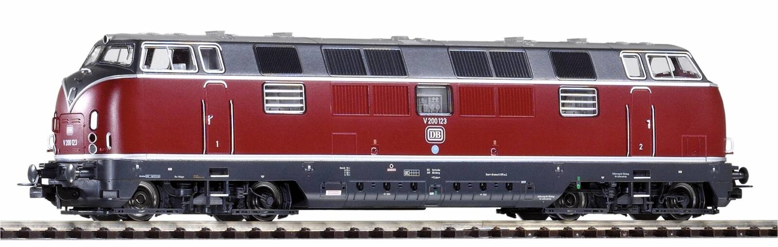 Locomotiva diesel V 200.1 DB, Epoca III, Corrente alternata con decoder digitale Scala H0 DS Modellismo Locomotiva diesel V 200.1 DB, Epoca scala H0
