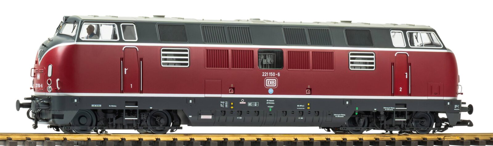 Locomotiva Diesel BR 221 DB Epoca IV Scala G DS Modellismo Locomotiva Diesel BR 221 DB Epoca IV scala G