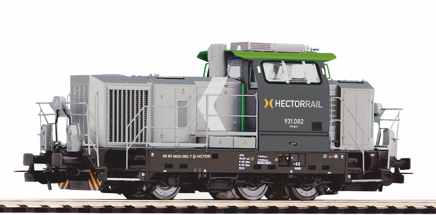 Locomotiva Diesel Vossloh G 6 HECTOR Rail Epoca VI (MTU), incl. decoder compatibile mfx Scala H0 DS Modellismo Locomotiva Diesel Vossloh G 6 scala H0