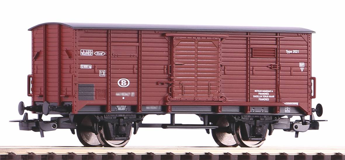 Carro merci coperto n G02 SNCB Epoca III Scala H0 DS Modellismo Carro merci coperto n G02 SNCB scala H0