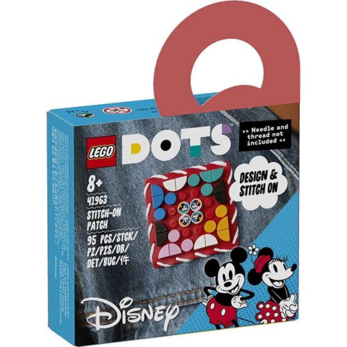 41963 Dots Patch Stitch-on Mickey Mouse e Minnie DS Modellismo 41963 Dots Patch Stitch-on Mickey Mouse e Minnie