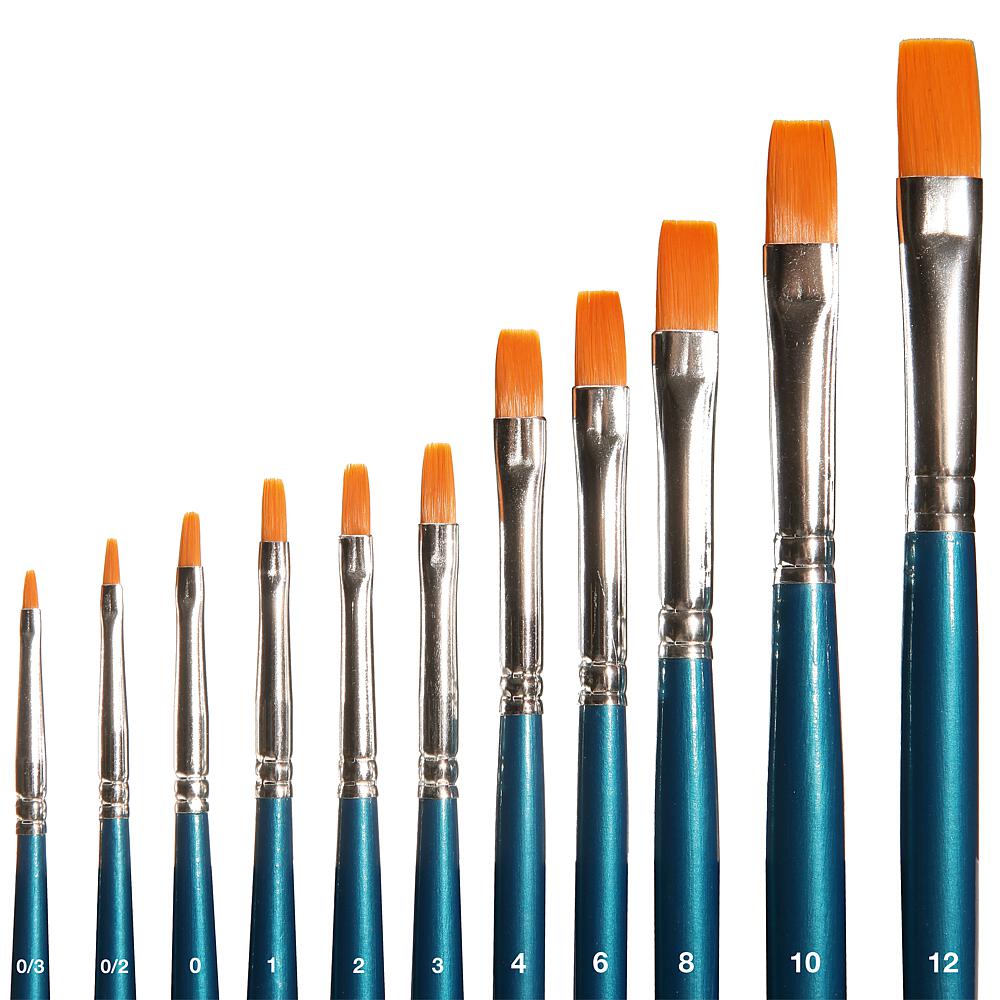Pennello piatto, sintetico, misura 8 DS Modellismo Pennello piatto, sintetico, misura 8 Faller