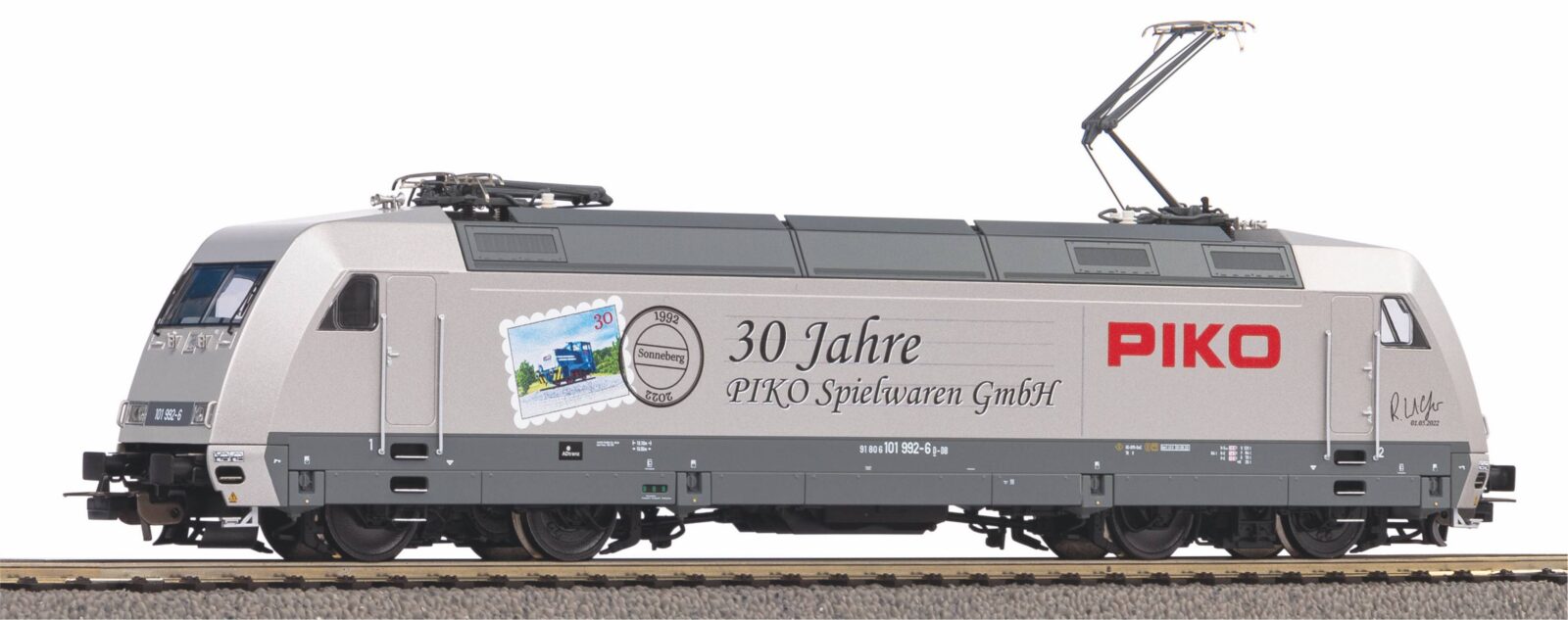 Locomotiva elettrica / Sound BR 101 - 30 anni di anniversario PIKO Epoca VI (LIMITED EDITION) Scala H0 DS Modellismo Locomotiva elettrica / Sound BR 101 scala H0