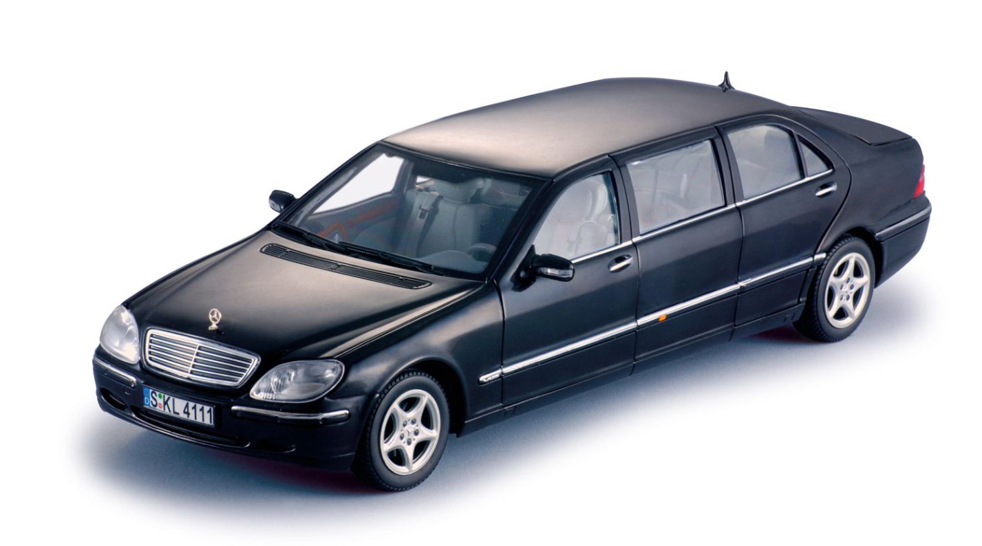 2000 Mercedes Benz S600 Pullman DS Modellismo 2000 Mercedes Benz S600 Pullman scala 1:18