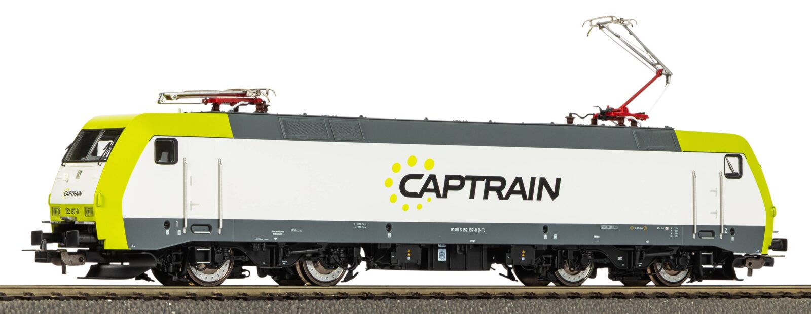 Locomotiva Elettrica BR 152 Captrain Epoca VI Scala H0 DS Modellismo Locomotiva Elettrica BR 152 scala H0