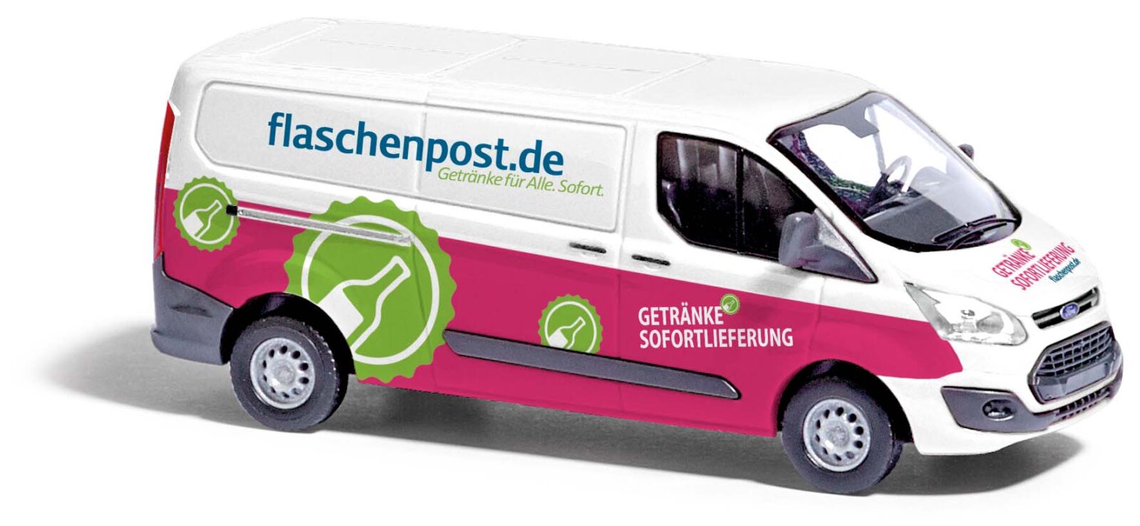 Furgone Ford Transit Custom con tetto piatto Scala H0 DS Modellismo Furgone Ford Transit Custom tetto scala H0