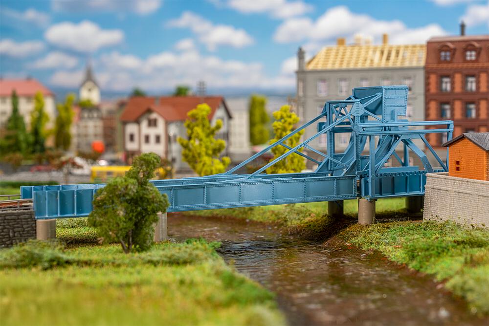 Ponte basculante con azionamento Scala N DS Modellismo Ponte basculante azionamento scala N Faller