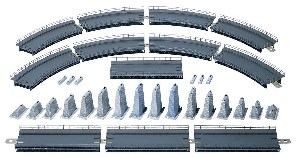 Set ponte di salita e discesa Scala H0 DS Modellismo Set ponte di salita e discesa scala H0