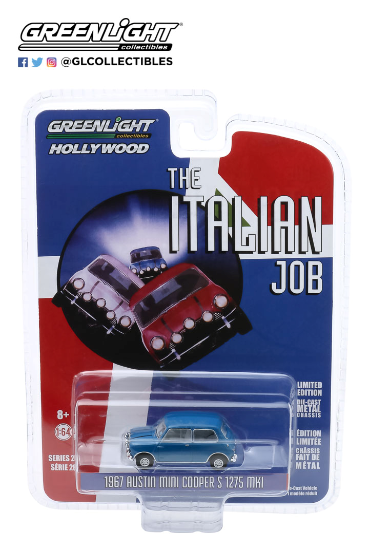 The Italian Job (1969) - 1967 Austin Mini Cooper S 1275 MkI DS Modellismo Italian Job 1967 Austin Mini scala 1:64