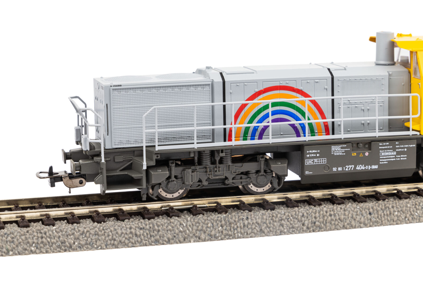 Locomotiva Diesel G 1700 Schweerbau Epoca VI Scala H0 DS Modellismo Locomotiva Diesel G 1700 Schweerbau scala H0