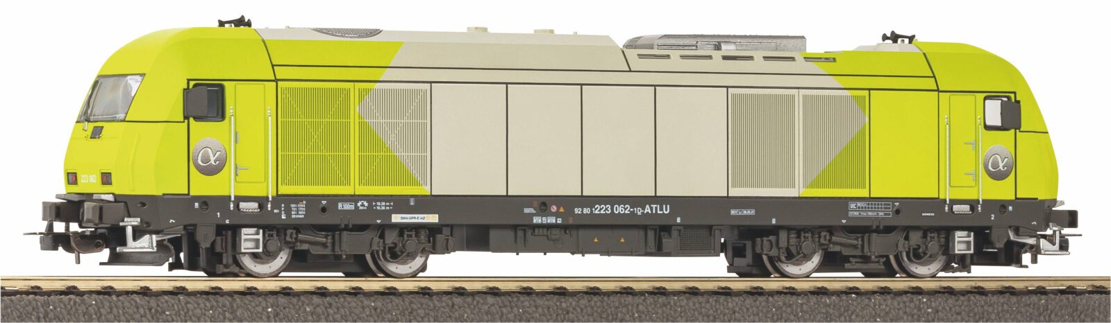 Locomotiva Diesel / Sound Herkules ER20 Alpha Trains VI Versione C.A., incl. PIKO Sound-Decoder Scala H0 DS Modellismo Locomotiva Diesel / Sound Herkules scala H0