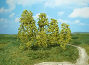 12 alberi naturali verde chiaro Heki