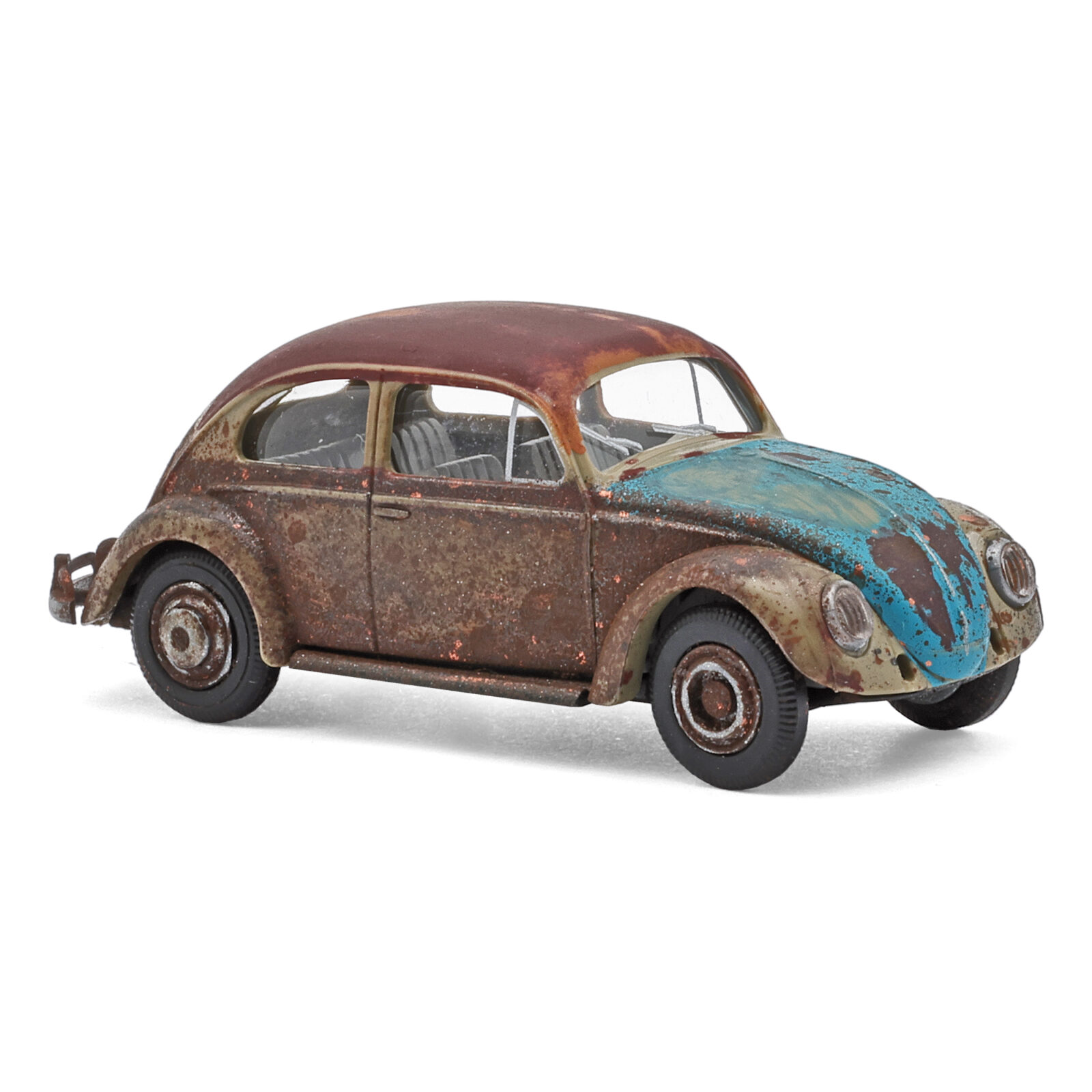 VW Maggiolino 1952 - Arrugginito Scala H0 DS Modellismo VW Maggiolino 1952 Arrugginito scala H0