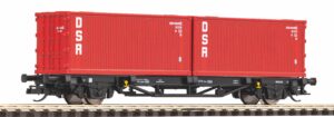 Carro Porta Container 2 x 20 "DSR" scala TT