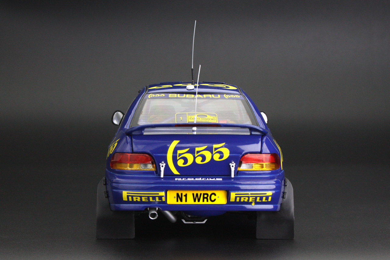 Subaru Impreza 555 - #1 C.McRae/D.Ringer - Winner Rally Sanremo 1996 DS Modellismo Subaru Impreza 555 #1 scala 1:18