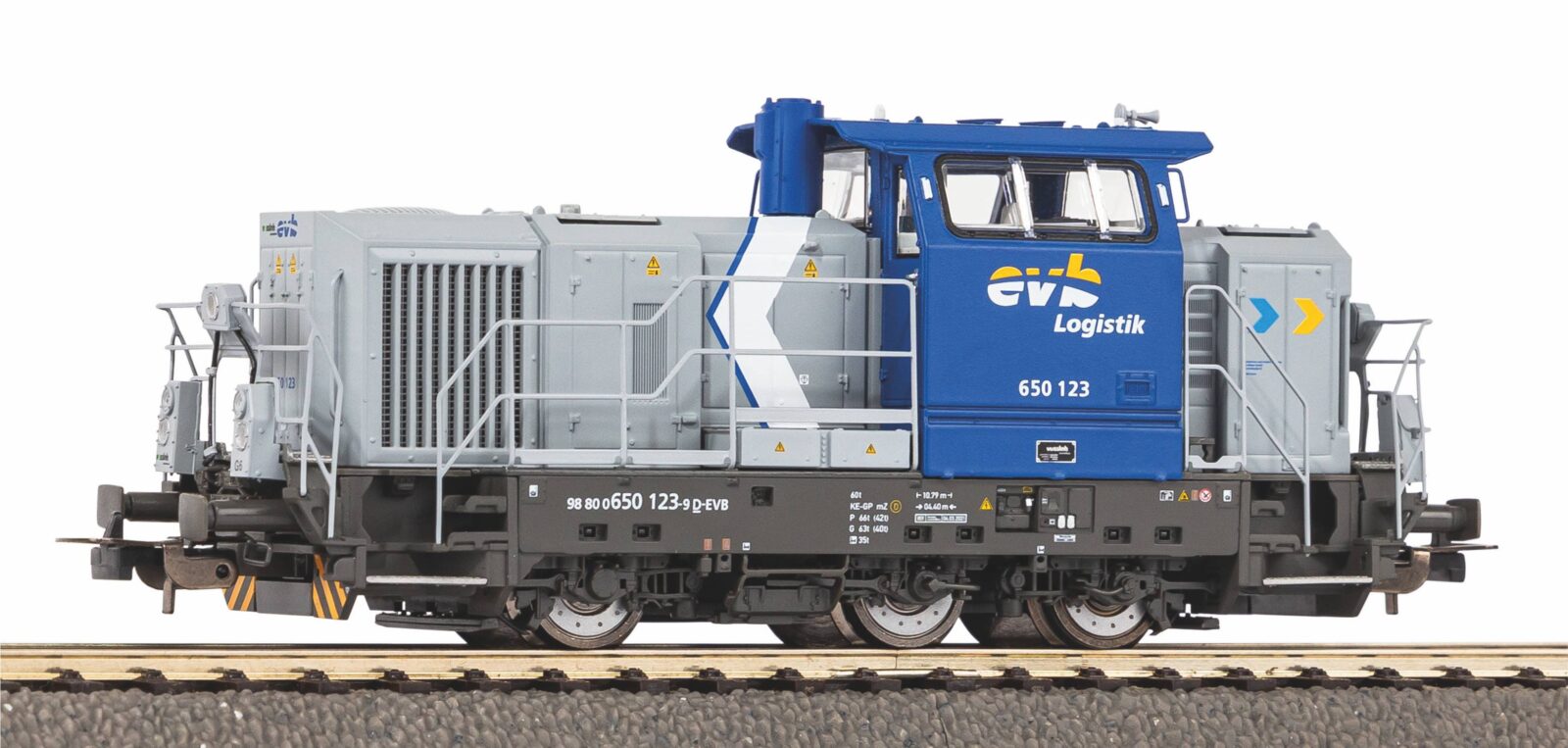 Locomotiva Diesel Vossloh G6 EVB Epoca VI MTU Scala H0 DS Modellismo Locomotiva Diesel Vossloh G6 EVB scala H0