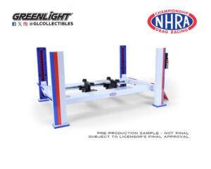Four Post Lift NHRA scala 1:18 Greenlight