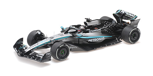 Mercedes AMG W16 George Russell 3RD Place China GP 2025 DS Modellismo Mercedes AMG W16 George Russell scala 1/18