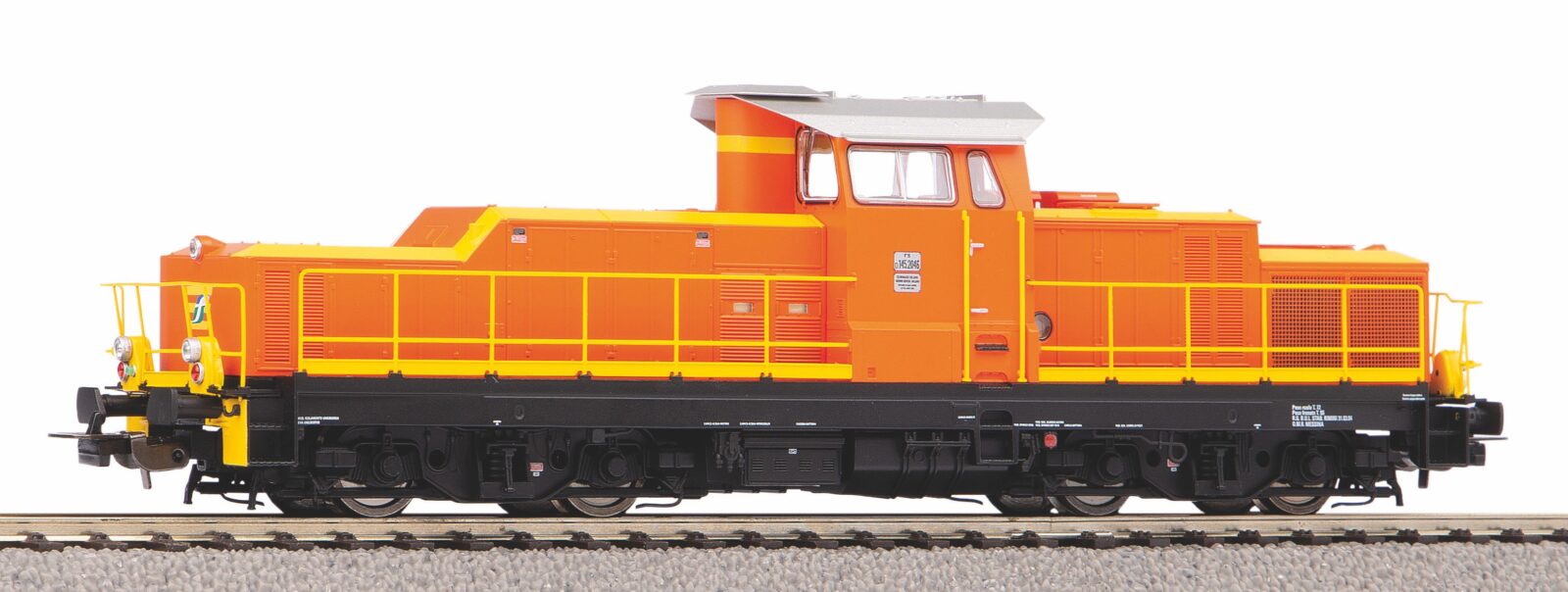 Locomotiva Diesel D.145.2046 R.G. B.U.L. STAB. RIMINI O.M.R. MESSINA FS Epoca V Scala H0 DS Modellismo Locomotiva Diesel D.145.2046 R.G. scala H0