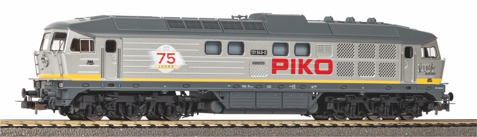 Locomotiva Diesel BR 131 "PIKO Jubiläum" Scala H0 DS Modellismo Locomotiva Diesel BR 131 "PIKO scala H0