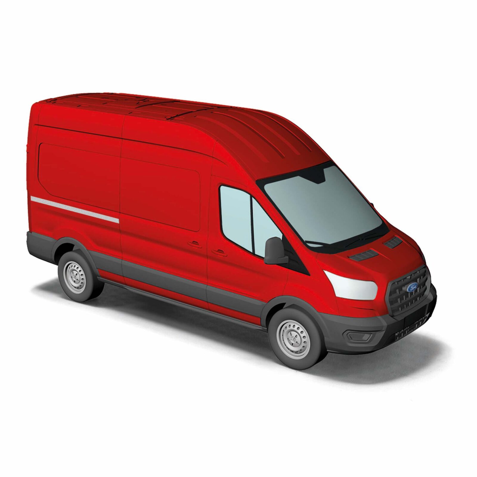 Furgone Ford Transit 2014 “Facelift” Scala H0 DS Modellismo Furgone Ford Transit 2014 scala H0
