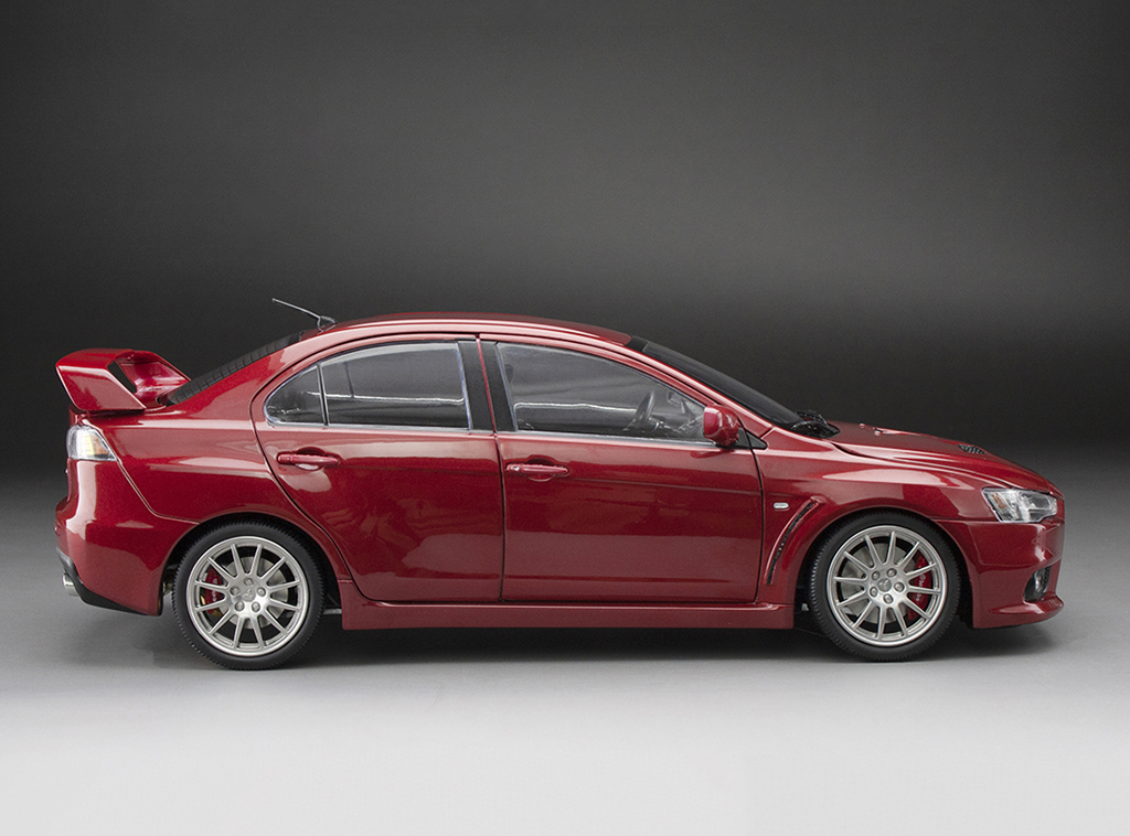 Mitsubishi Lancer Evolution X DS Modellismo Mitsubishi Lancer Evolution X scala 1:18