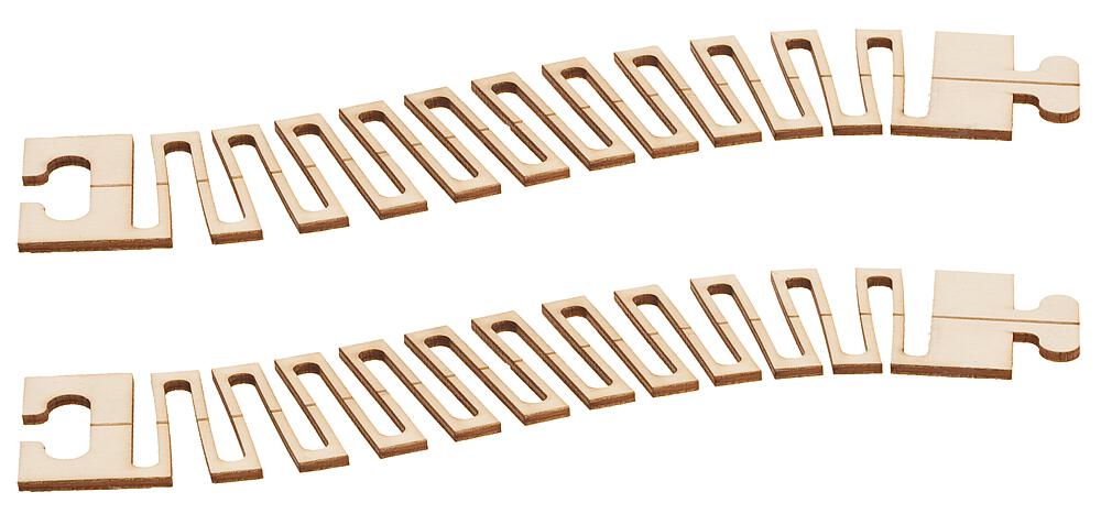 Laser-Street Strada flessibile (2 pezzi) Scala H0 DS Modellismo Laser-Street Strada flessibile scala H0