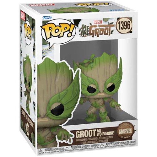 FUNKO POP Marvel 85th We Are Groot as Wolverine 1396 DS Modellismo FUNKO POP Marvel 85th We Are Groot as Wolverine 1396
