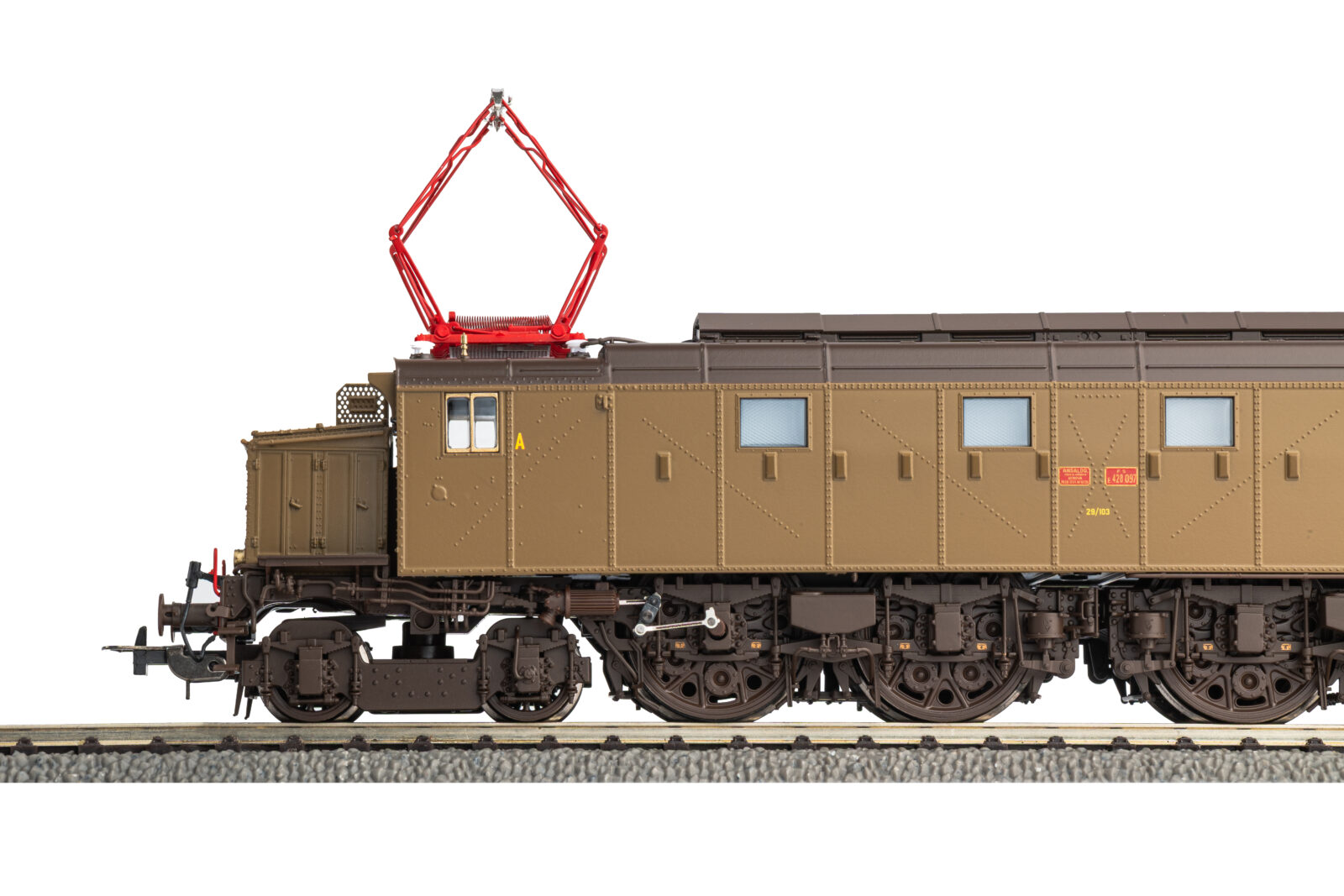Locomotiva Elettrica BR E.428.097 DL Ancona 1^Serie FS Epoca III Scala H0 DS Modellismo Locomotiva Elettrica BR E.428.097 scala H0 - vista 2