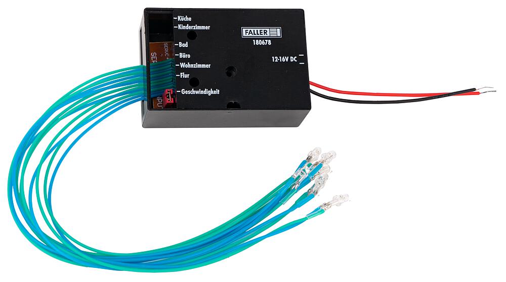 Illuminazione dell'edificio a LED con controllo DS Modellismo Illuminazione dell'edificio a LED controllo