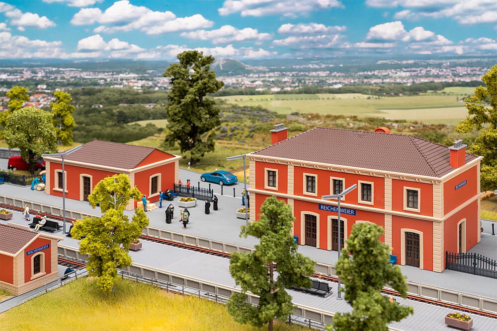 Set Stazione Ferroviaria di Reichenweier Scala H0 DS Modellismo Set Stazione Ferroviaria scala H0