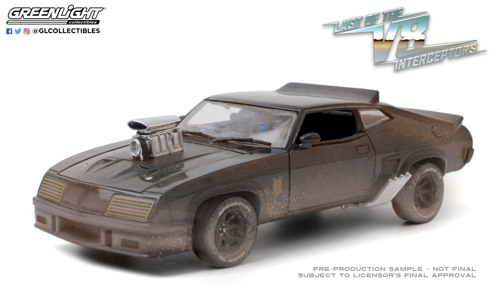 1973 Ford Falcon XB - Last of the V8 Interceptors (1979) Versione sporcata DS Modellismo 1973 Ford Falcon XB Last V8 scala 1:24