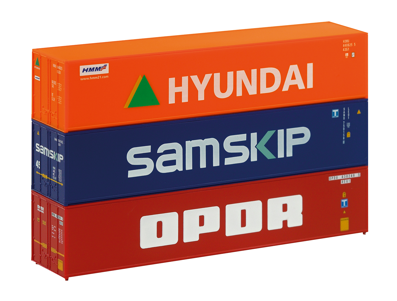Set 40’ Container (3 Pezzi) Scala TT DS Modellismo Set 40’ Container (3 Pezzi) scala TT Piko